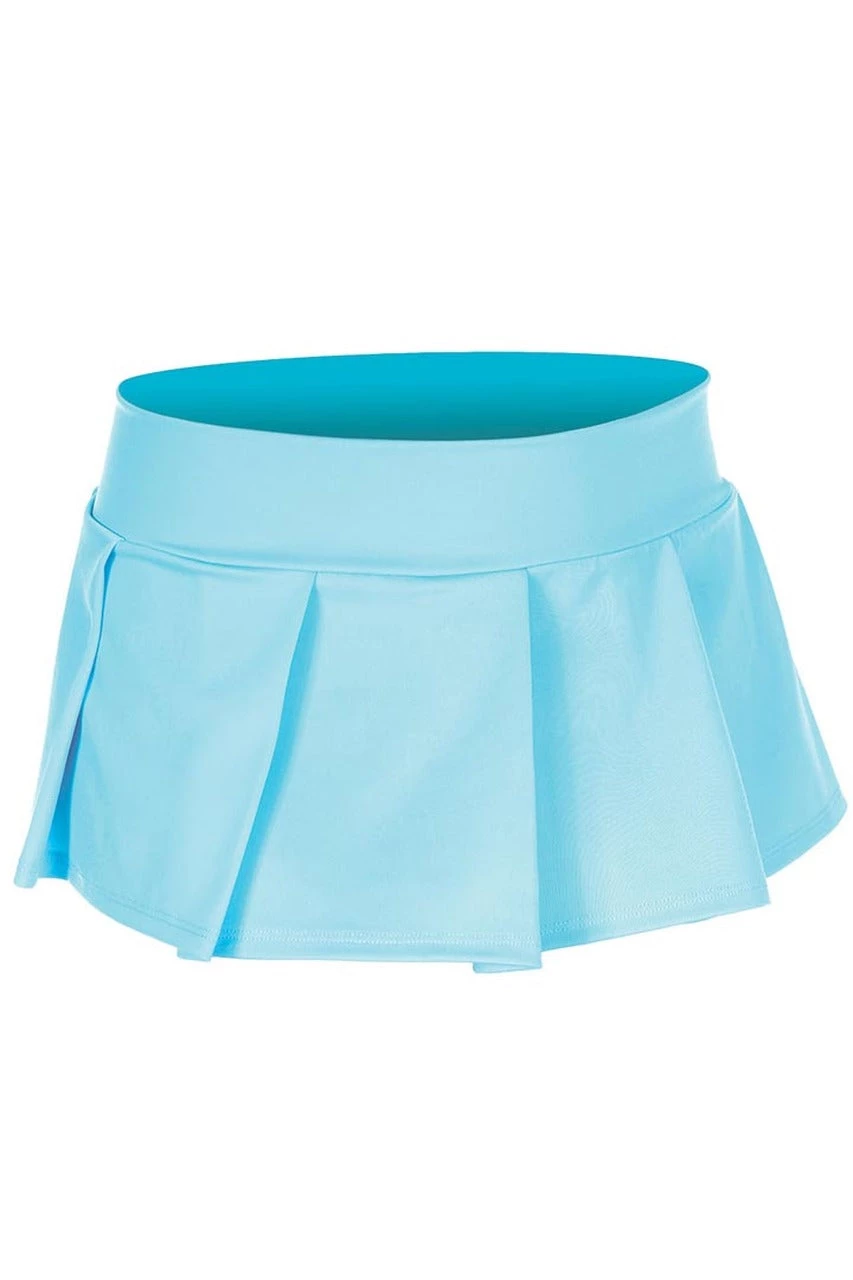 Music Legs Turquoise Pleated Skirt 1 Music Legs Turquoise Pleated Skirt