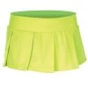 Music Legs Neon Green Pleated Skirt