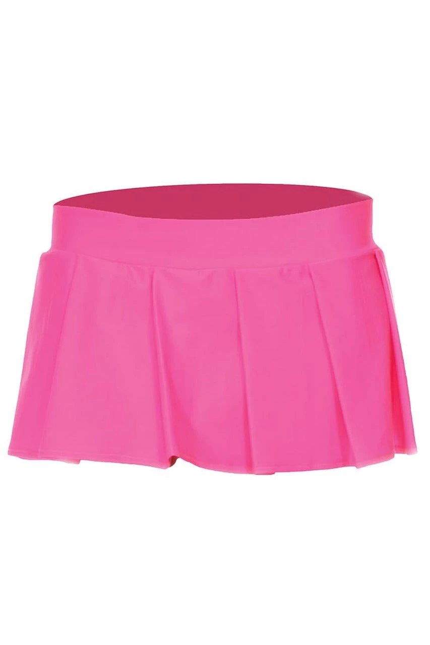 Music Legs Pink Pleated Skirt 2 Music Legs Pink Pleated Skirt - Image 2