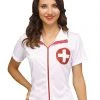 Fun World Nurse Costume Shirt And Cap