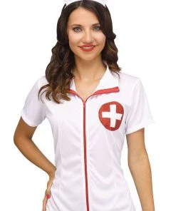 Fun World Nurse Costume Shirt And Cap