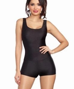 Dreamgirl Black Base Layer Romper