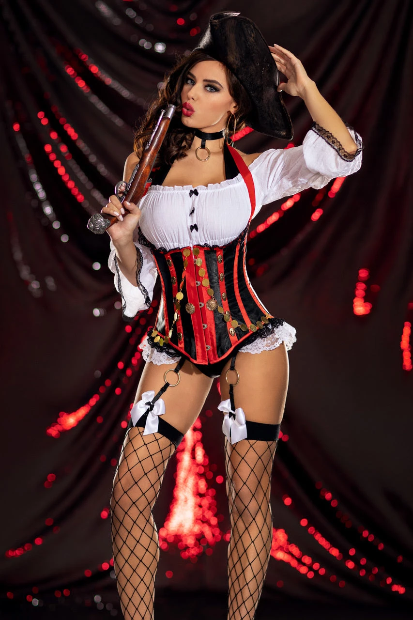 Party King Buccaneer Babe Costume 3 Party King Buccaneer Babe Costume - Image 3