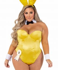 Roma Costume Plus Size Classic Playboy Bunny Costume -Sexy Halloween Costumes Sales unnamed file 5691