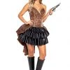Roma Costume Sexy Four Piece Steampunk Costume