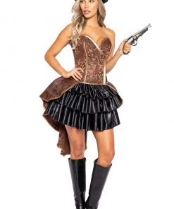 Roma Costume Sexy Four Piece Steampunk Costume -Sexy Halloween Costumes Sales unnamed file 6127
