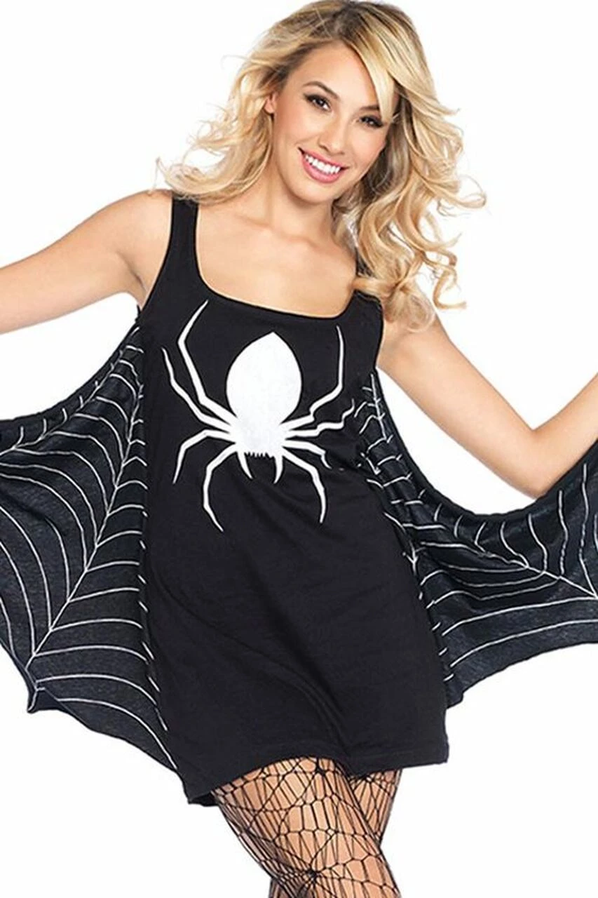 Leg Avenue Spider Girl Tank Dress 2 Leg Avenue Spider Girl Tank Dress - Image 2