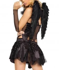 Roma Costume Twilight Raven Black Angel Costume -Sexy Halloween Costumes Sales unnamed file 635