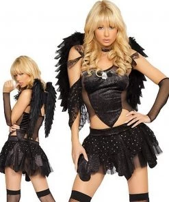 Roma Costume Twilight Raven Black Angel Costume -Sexy Halloween Costumes Sales unnamed file 642