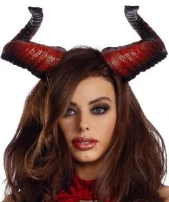 Party King Curved Demon Horns
