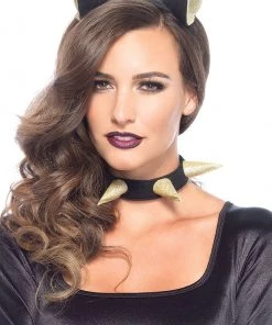 Leg Avenue Bad Kitty Headband And Choker Accessory Kit