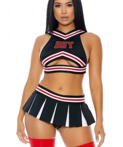 Forplay Plus Size Good Luck Charm Cheerleader Costume