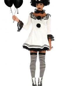 Leg Avenue Black And White Clown Costume