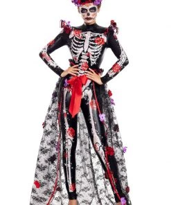 Party King Rosas Day Of The Dead Costume