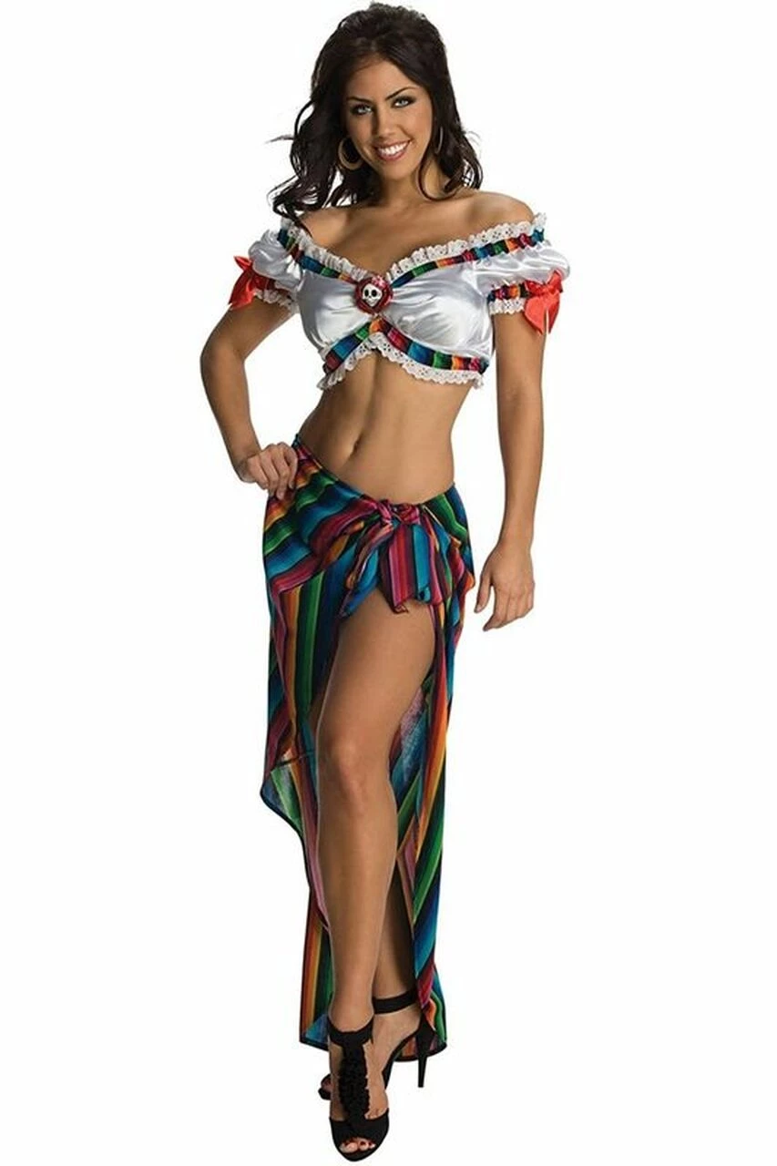 Rubie's Day Of The Dead Dancer Costume 2 Rubie's Day Of The Dead Dancer Costume - Image 2